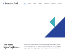 Tablet Screenshot of pennantpark.com
